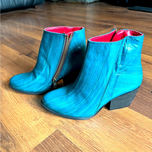 Leather Booties - Picture 1 of 5